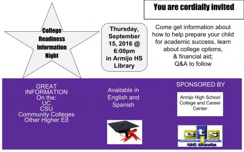 September 2016 - College Awareness Information Night