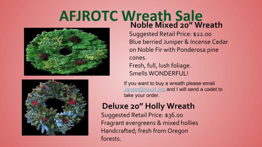 Buy a Wreath through November 8 and Support a Cadet