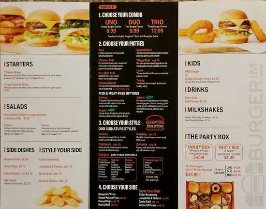BurgerIM in Fairfield is small, but their menu is pretty big, and very yummy!