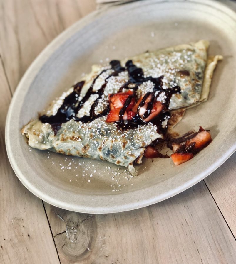 One of their delicious  crepes served at Crepes and More 