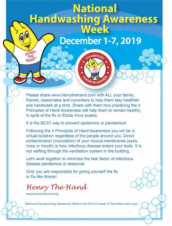 Handwashing Awareness Week poster