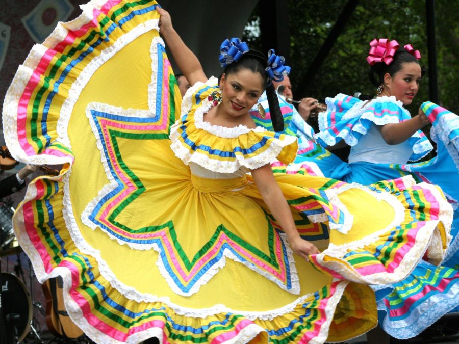 Mexican dancers perform at a Cinco de Mayo festival in 2007.