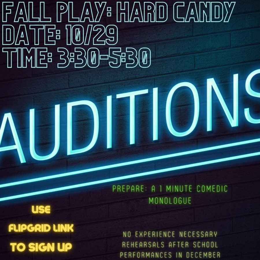 Drama workshop, October 21; try-outs October 29