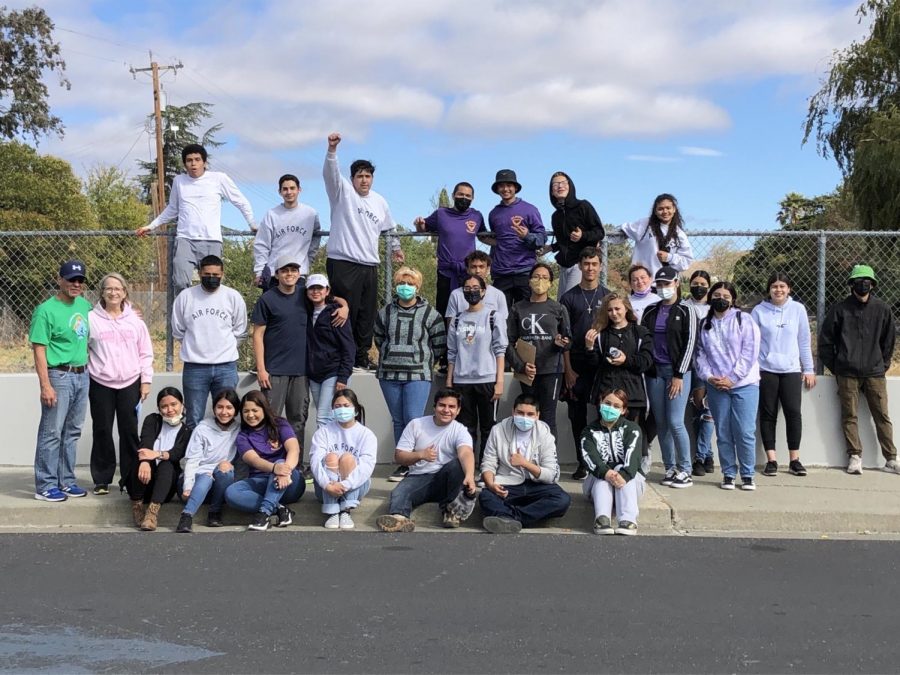 Together, these Armijo students cleared away a lot of garbage.