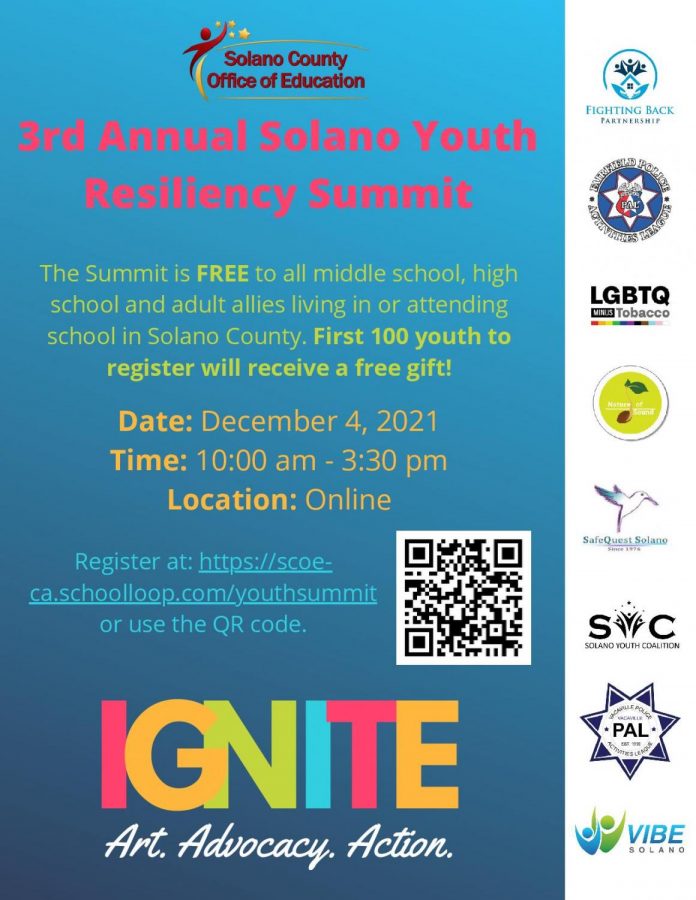 3rd Annual Solano Youth Resiliency Summit registration now open