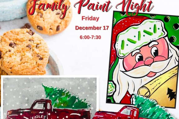 Canvas & Cookies Family Paint Night - Dec.17