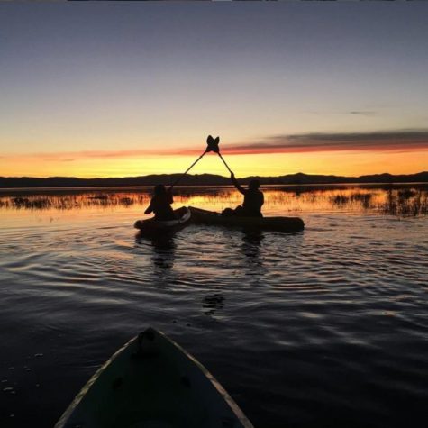 Moonrise viewings at Grizzly Waters Kayaking - January 17