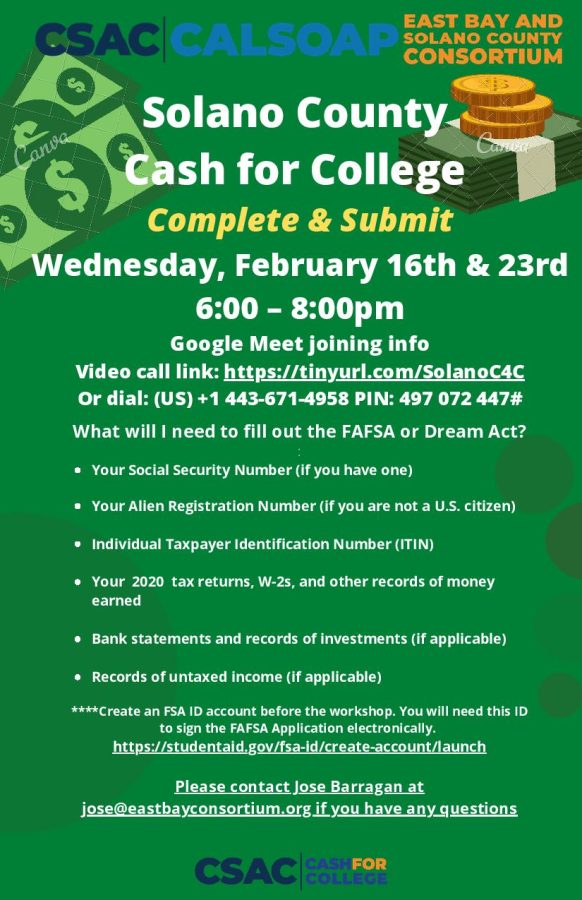 Get help with FAFSA or Dream Act
