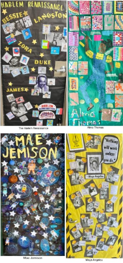 Door decorating, presentations and more bring opportunities of expression to young students.
