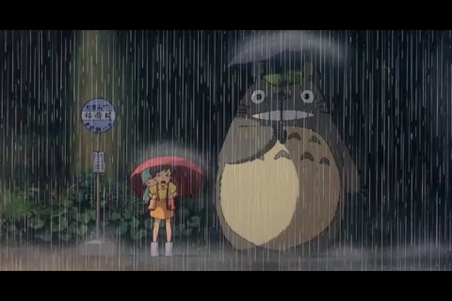 My Neighbor Totoro captures the innocence of childhood and nostalgia all in one.