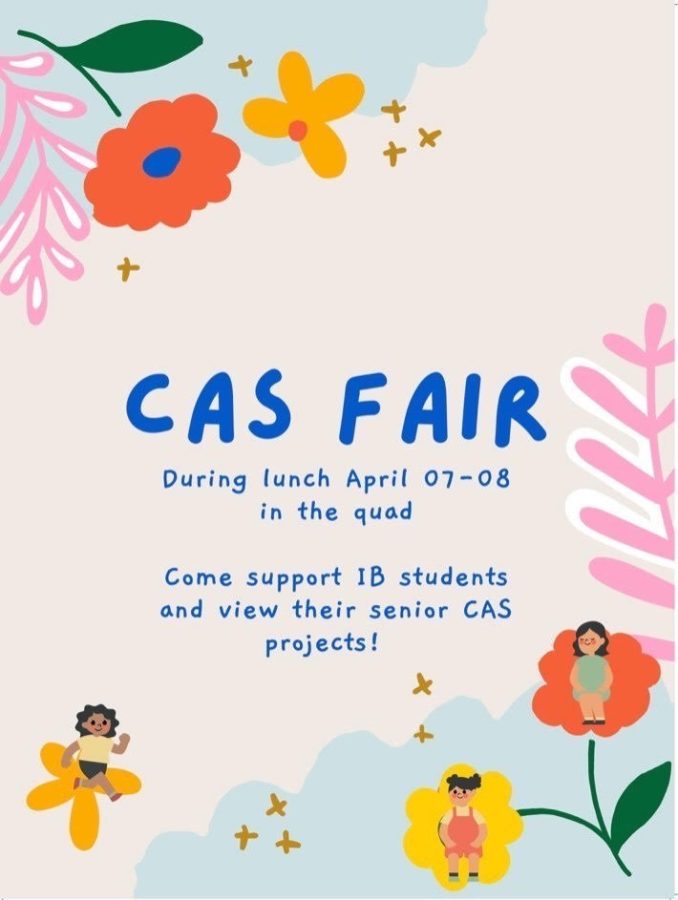 Calling All IB Juniors! Visit the CAS Fair for CAS Project Inspiration & Info