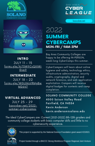 Solano Community College hosts 2022 Summer CyberCamps