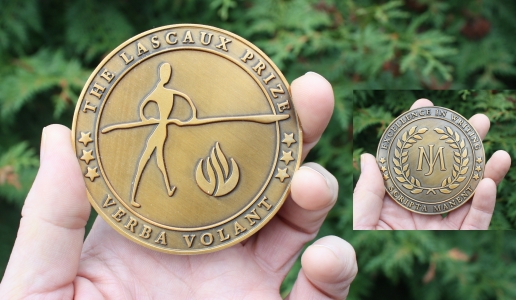 This medal is part of the award for this scholarship.
