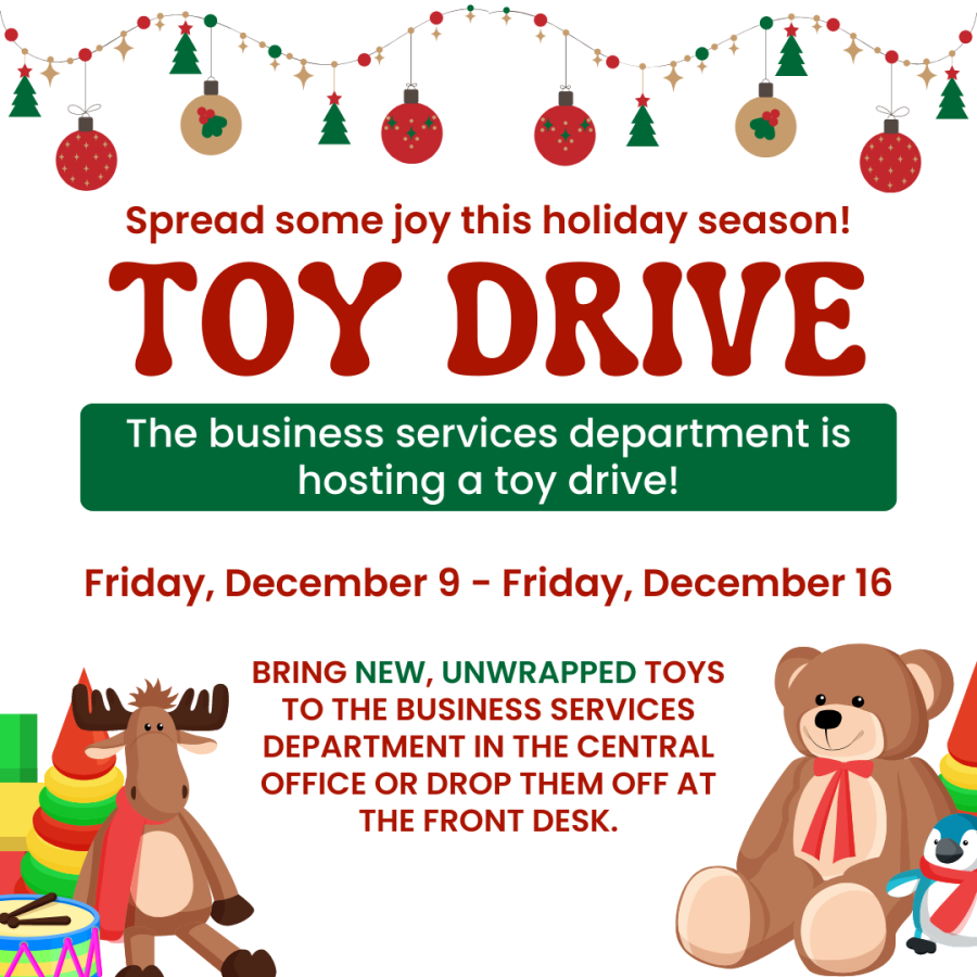 Business Services Holiday Toy Drive wants new, unwrapped presents
