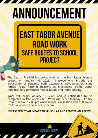 East Tabor Avenue under road work