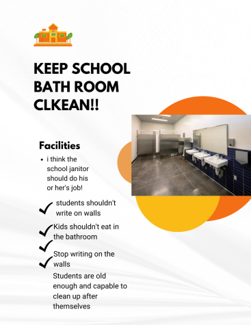 Keep our bathrooms clean!