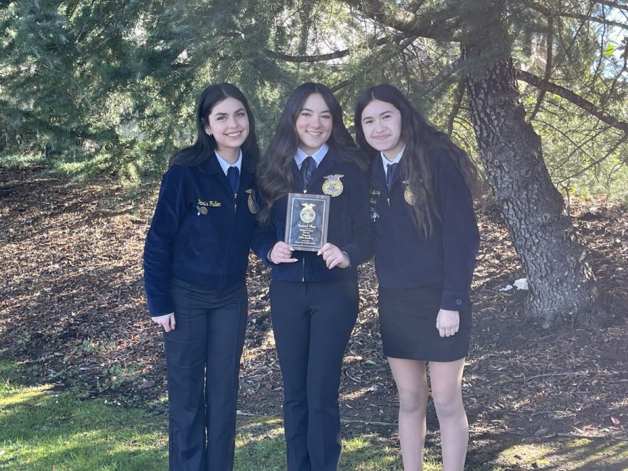 Laina Giaramita leads the Rodriguez FFA Chapter to compete at state level.