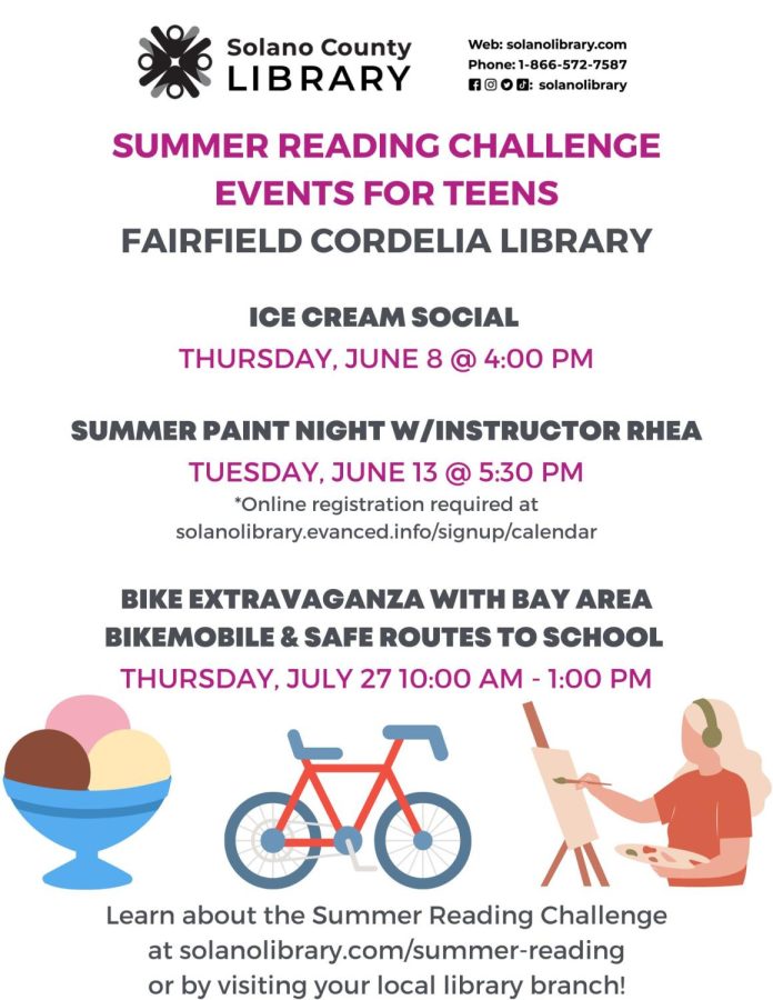 Summer Reading Challenge events for teens