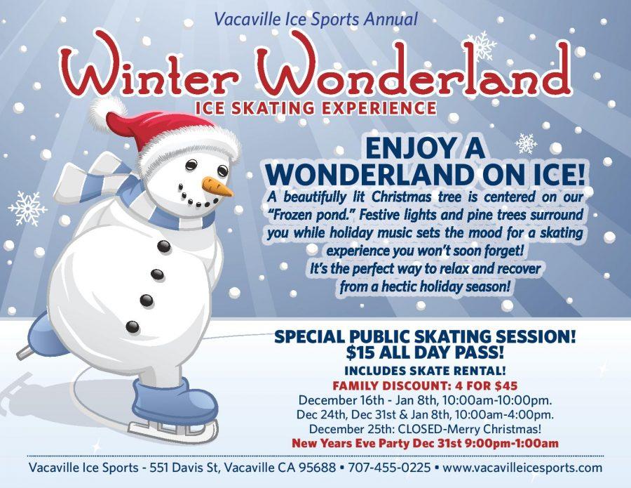 Winter Wonderland at Vacaville Ice Sports till Jan.5