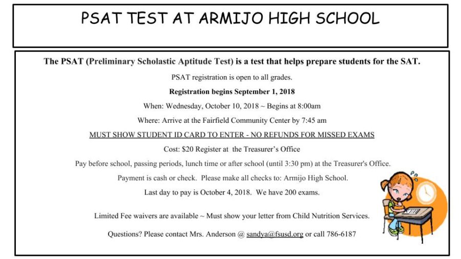 Attention College-Bound Juniors! It's Time for the PSAT.