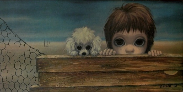 Margaret Keane's art in the style above inspired this intense film about an intense relationship.