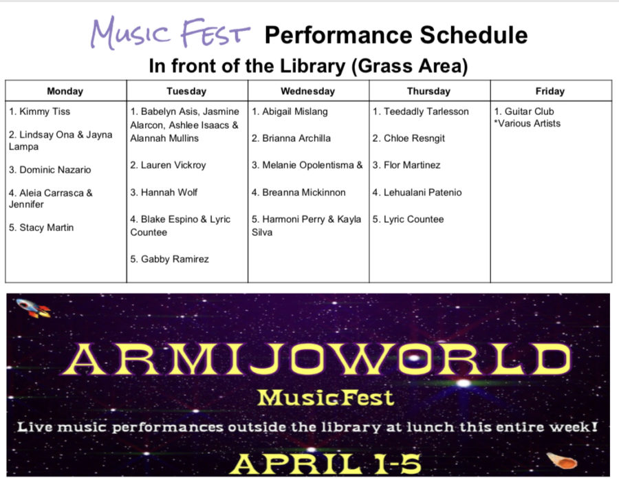 April welcomes "Armijo World" Music Festival