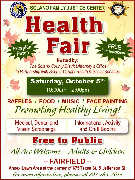 Solano Health Fair October 5 – The Armijo Signal