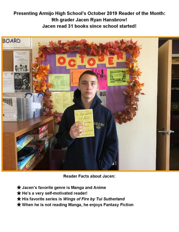 October Reader of the Month