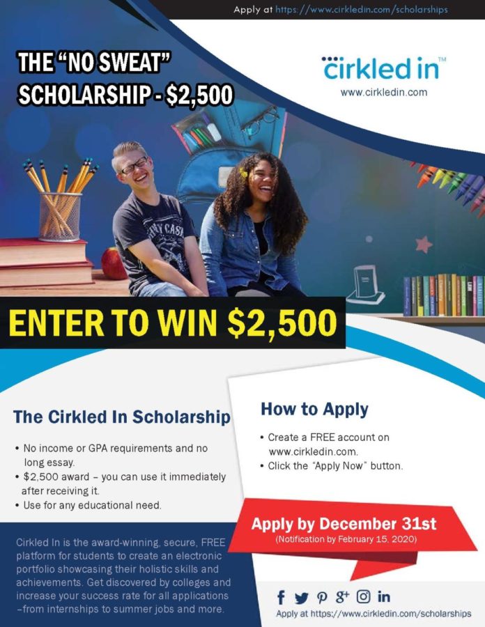 Win $2,500 for your education
