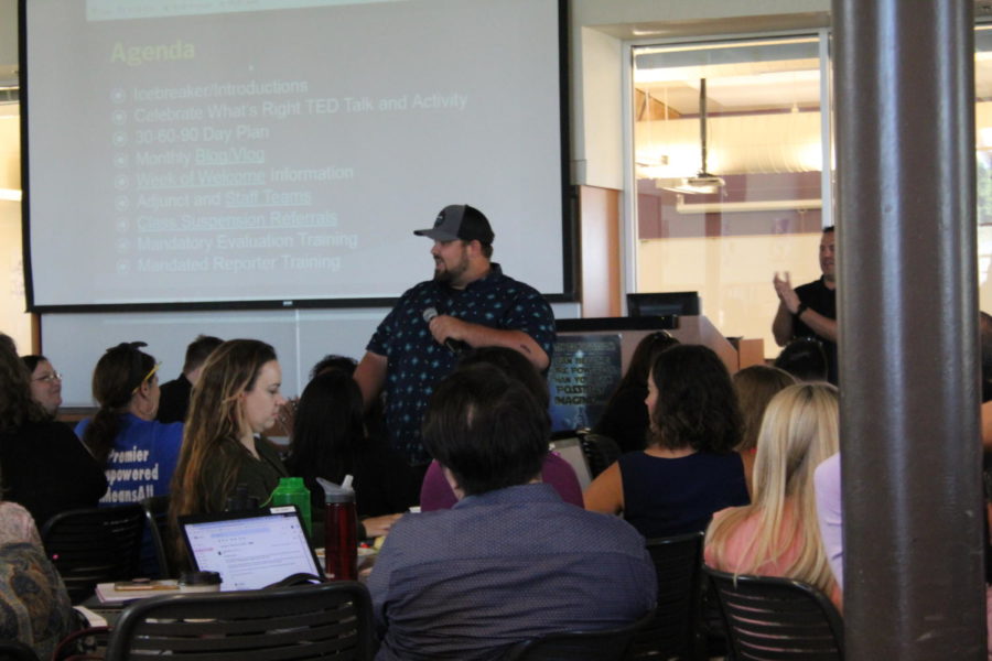 Before Mr. Towner became the adviser for the leadership class, he was, himself, an Armijo Indian.