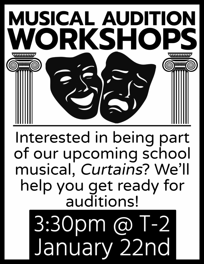 Audition Workshop for Spring Musical on January 22