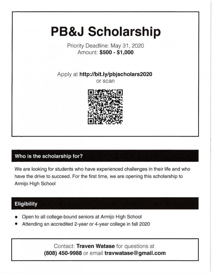 May 2020 A - P B & J Scholarship