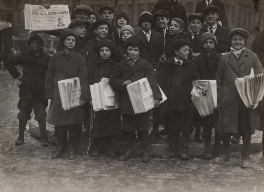 Newspaper carriers have been around for a long time.