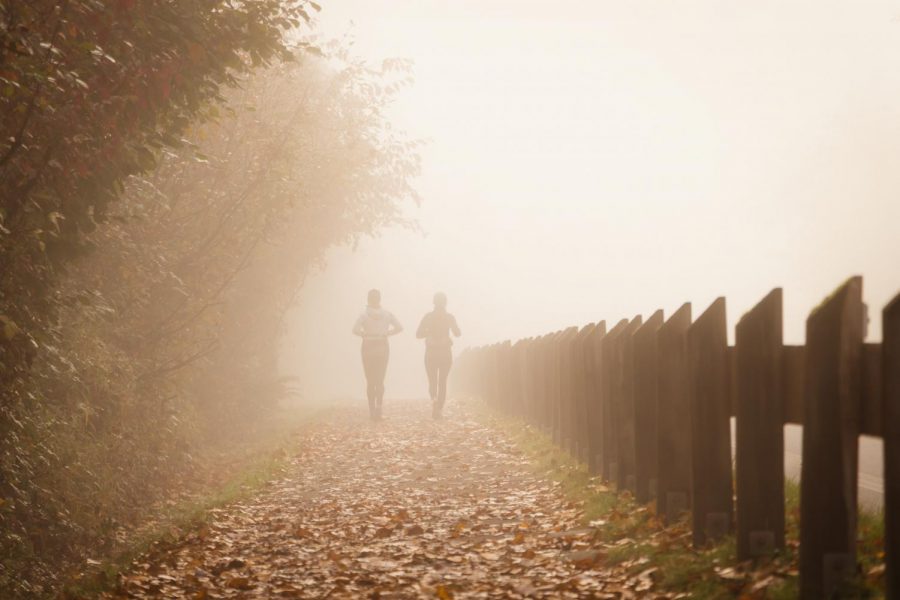 A quiet run with a friend may be the best way to celebrate.