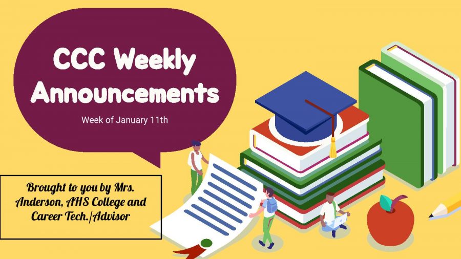 January 2021 B - CCC Weekly Announcement - page 1