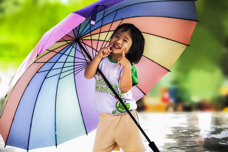 Smile and celebrate the umbrella all month long.