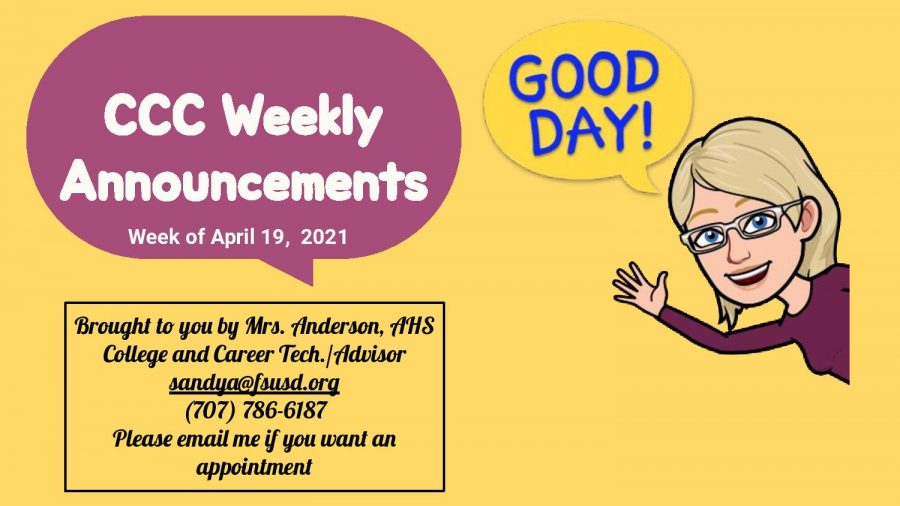 CCC Weekly Announcements April 19-23 (1)