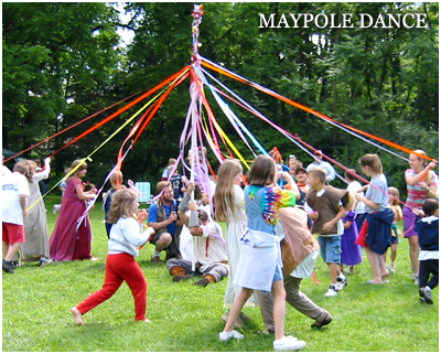 Intricate movements create fun challenges on a maypole.