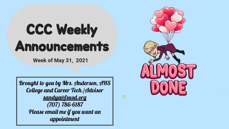 CCC Weekly Announcements - May 31 - June 4 (1)
