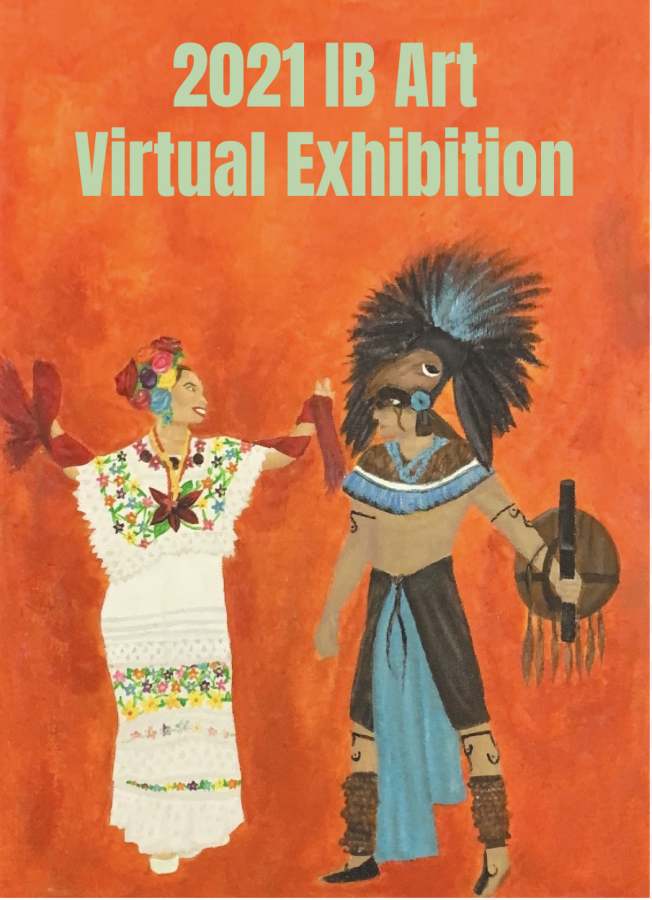 Modern Day Mayan, Yucatan México, Acrylic on Canvas, 41x30cm,Vanessa Pacheco Pena HL IB Art
