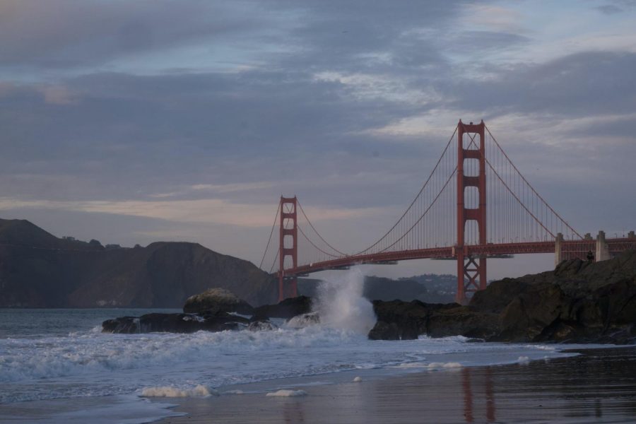 The views at Baker Beach are amazing.