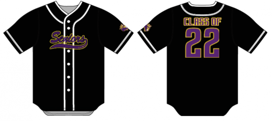 Four different choices are available for t-shirts, as well as this stunning jersey.