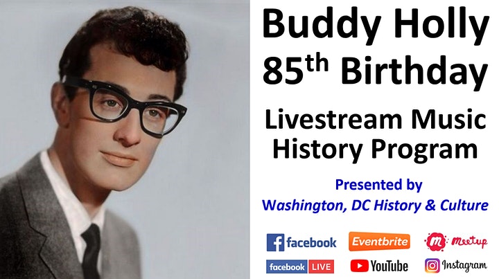 Buddy Holly's 85th Birthday Livestream Celebration - Sep 7
