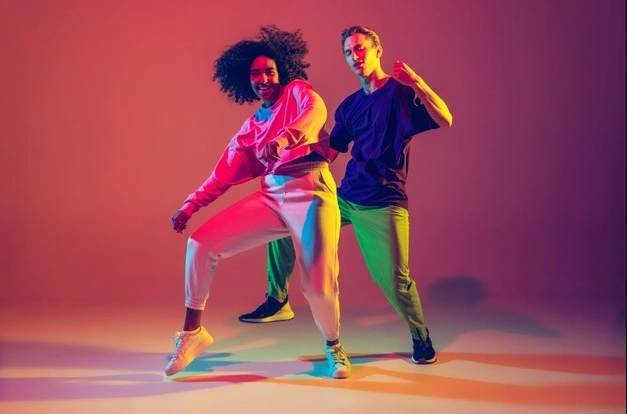 Students can get jiggy or stay in sync, depending on the class.