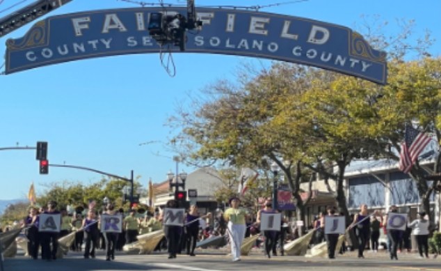 Armijo Superband helps Fairfiled pay tribute to local veterans who served in various wars.