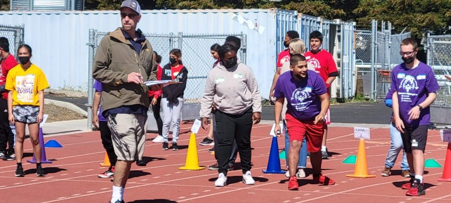 Students prepare to compete for the joy of the sport.