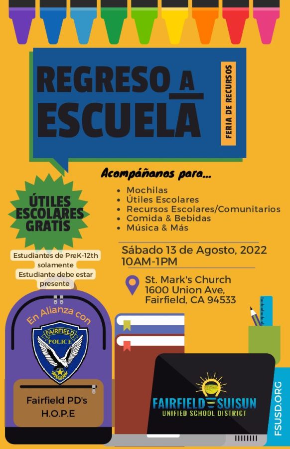 Feria de recursos de regreso a la escuela
