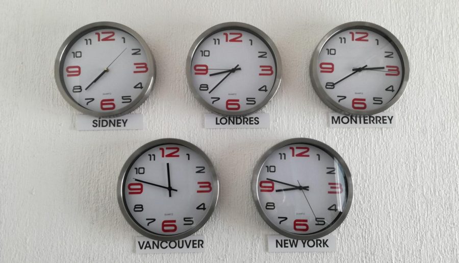 Standardized time is accepted around the world.