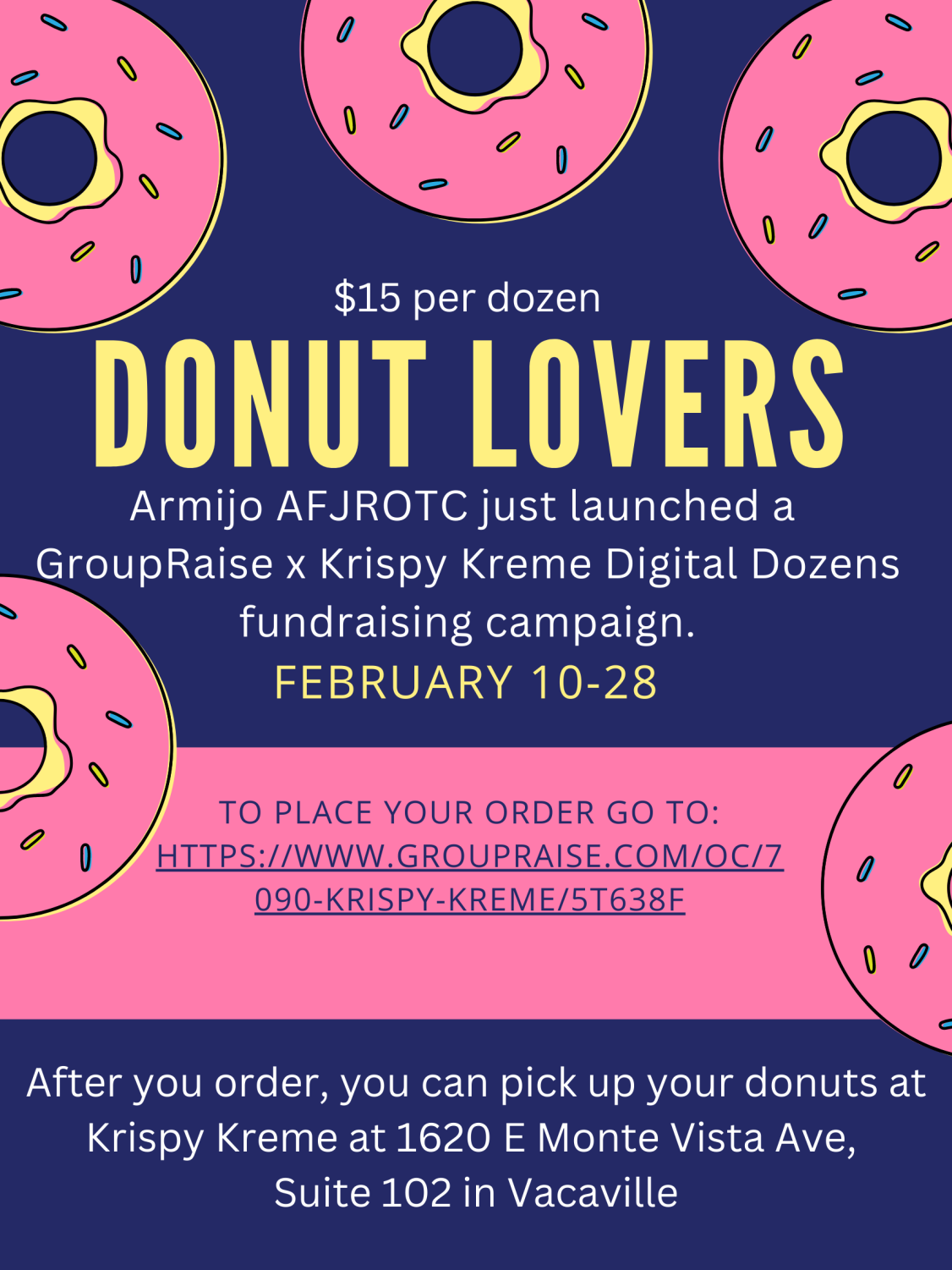 Donut Lovers – reserve yours today! – The Armijo Signal