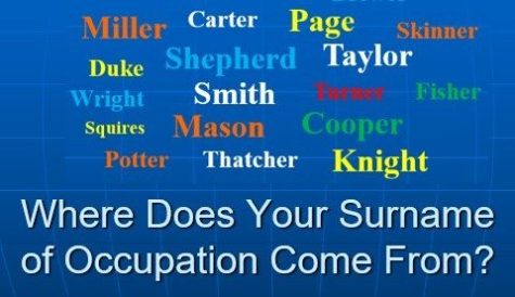 Some names are actually jobs